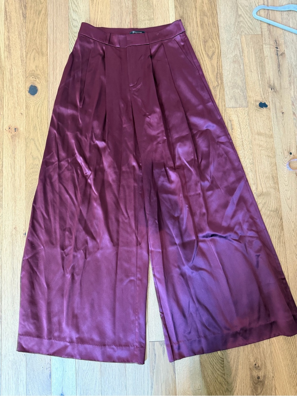 ❤️ Banana Republic Belay Silk Pants Dark Cherry Red Size 6 ❤️ - Picture 6 of 14